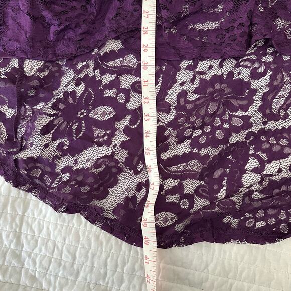 DRESSYSTAR Womens Dress 2XL Purple Lace Halter Retro Y2K Grunge Whimsigoth - Picture 13 of 13